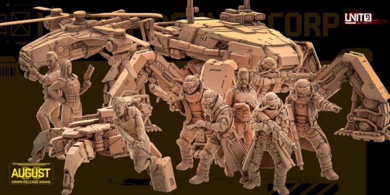 微米机器公司 2025年8月 3D打印模型：《奥特曼》之赛罗奥特曼|Unit9 August 2025 – Micromachines Corp – 3D Print Model