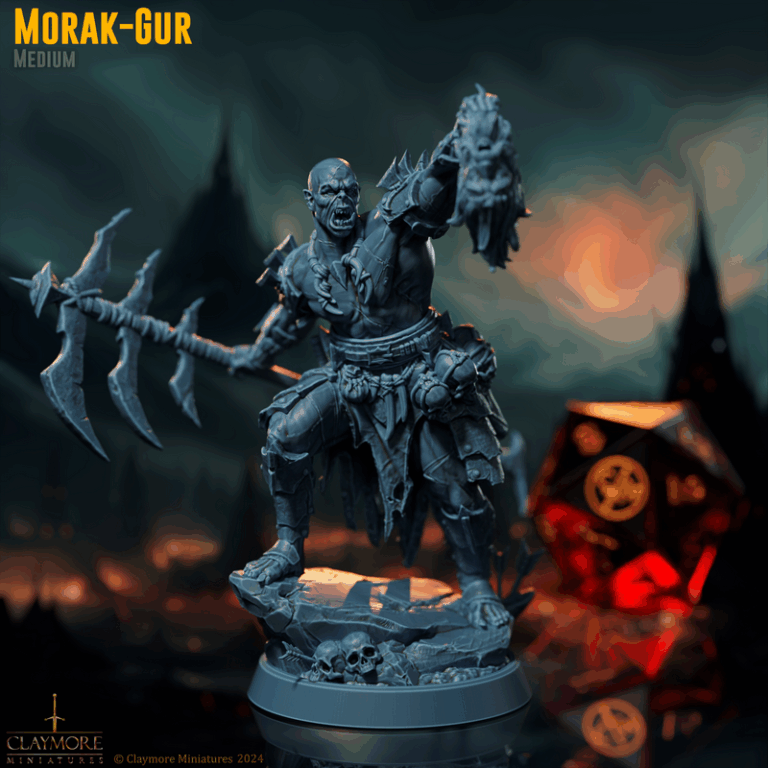 Claymore迷你模型：铁与血3D打印角色模型|Claymore Miniatures – Iron, Steel and Blood – 3D Print Model