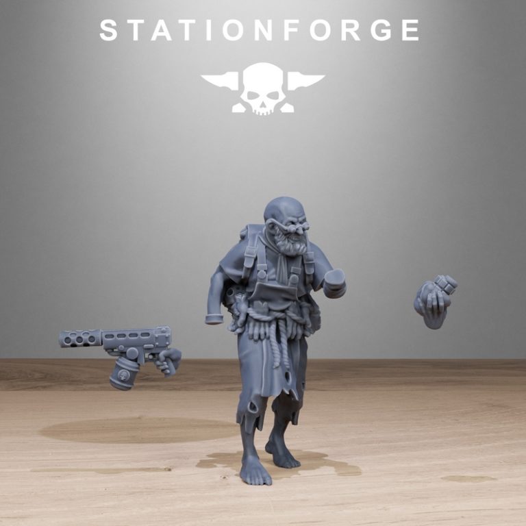 Station Forge - 被腐蚀的守卫异形 - 3D打印模型|Station Forge – Corrupted Guard Abhumans – 3D Print Model