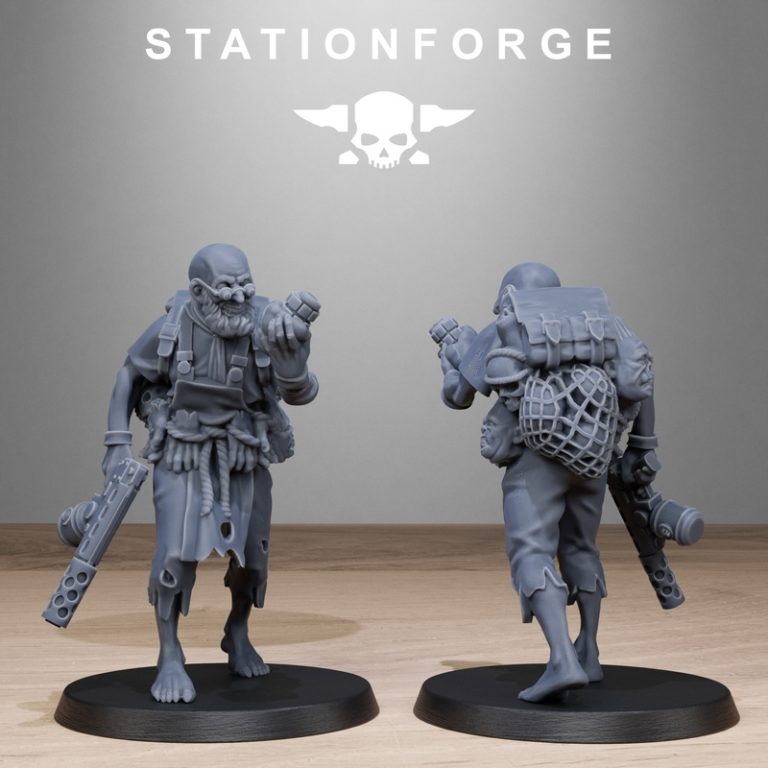 Station Forge - 被腐蚀的守卫异形 - 3D打印模型|Station Forge – Corrupted Guard Abhumans – 3D Print Model