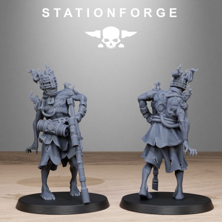 Station Forge - 被腐蚀的守卫异形 - 3D打印模型|Station Forge – Corrupted Guard Abhumans – 3D Print Model