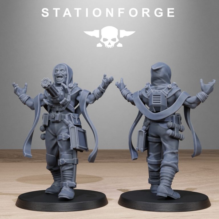 Station Forge - 被腐蚀的守卫异形 - 3D打印模型|Station Forge – Corrupted Guard Abhumans – 3D Print Model