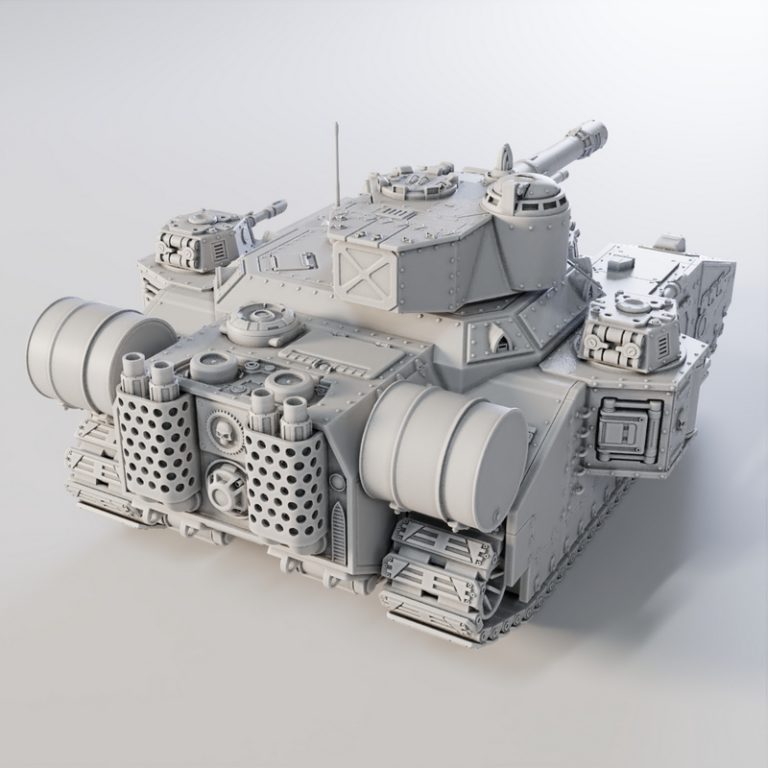 Akephalos超重型坦克 3D打印模型|Akephalos Super Heavy Tank – 3D Print Model