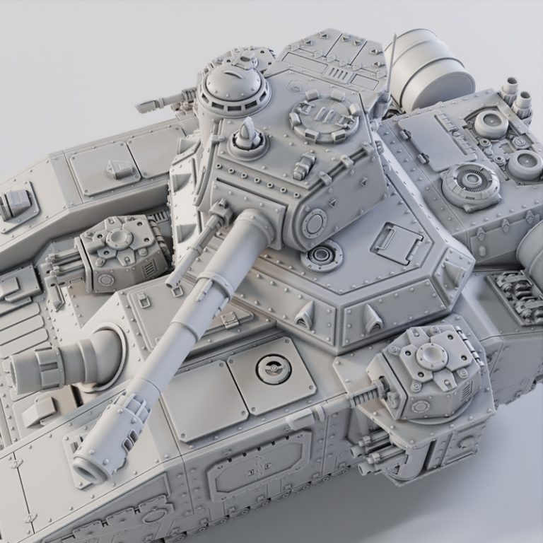 Akephalos超重型坦克 3D打印模型|Akephalos Super Heavy Tank – 3D Print Model