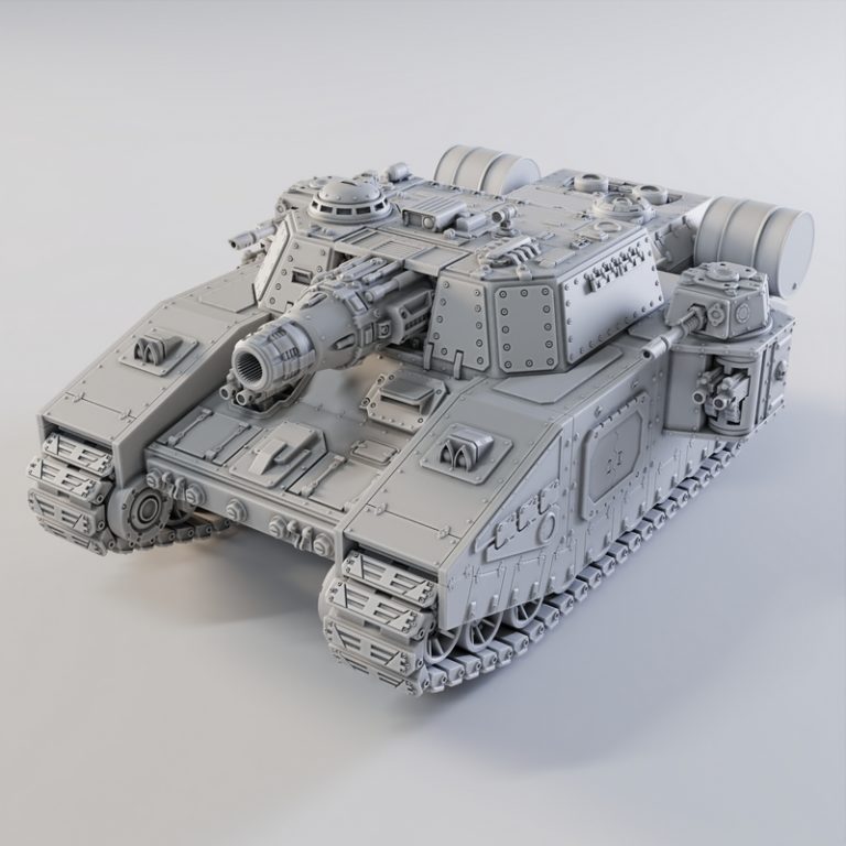 超级重型坦克系列变体——3D打印模型|Super Heavy Tank Variants – 3D Print Model