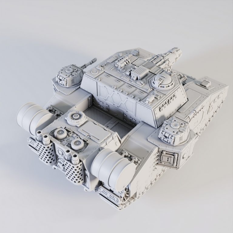 超级重型坦克系列变体——3D打印模型|Super Heavy Tank Variants – 3D Print Model