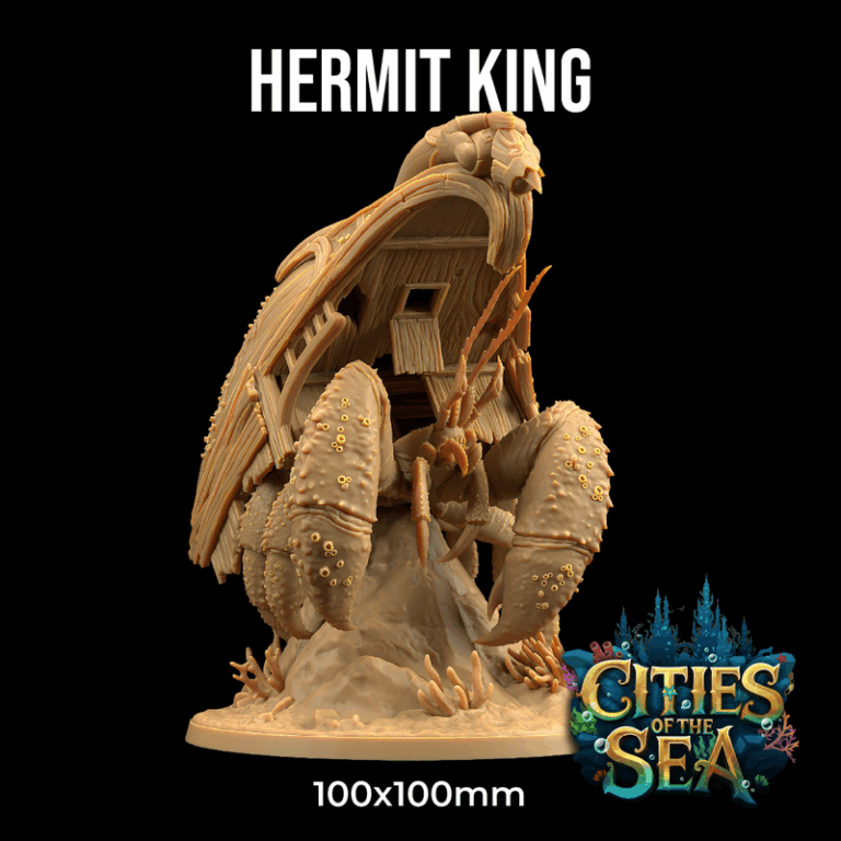 龙捕手小屋——2025年12月《海之城》龙捕手系列3D打印模型|Dragon Trapper’s Lodge – December 2025 – Cities of the Sea – Trapper Tier – 3D Print Model