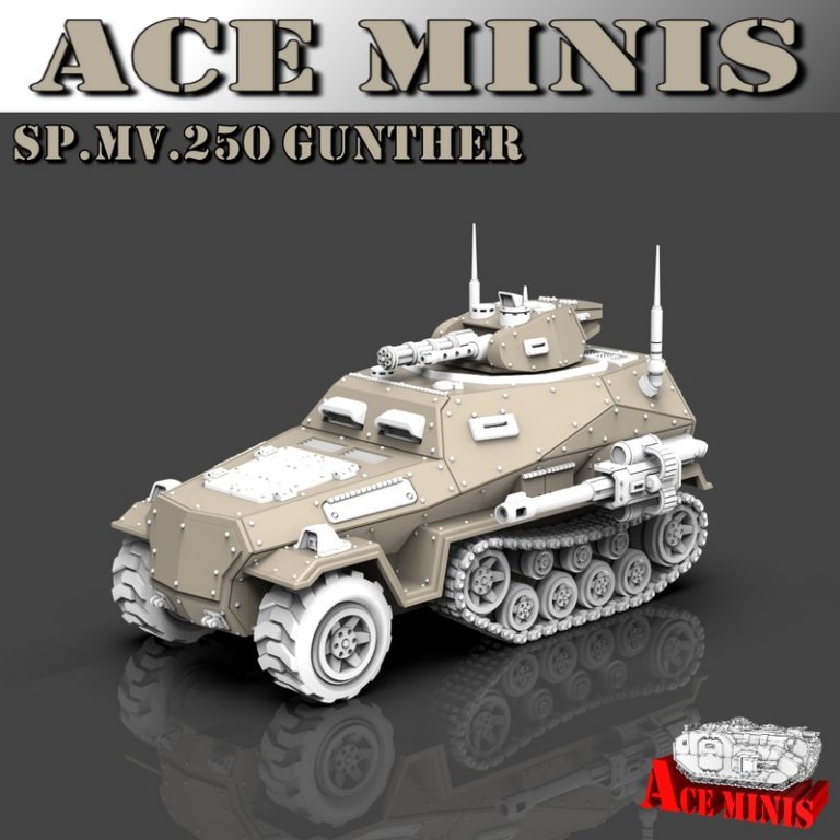 Ace Minis SP.MV.250 Gunther 3D打印模型|Ace Minis – SP.MV.250 Gunther – 3D Print Model