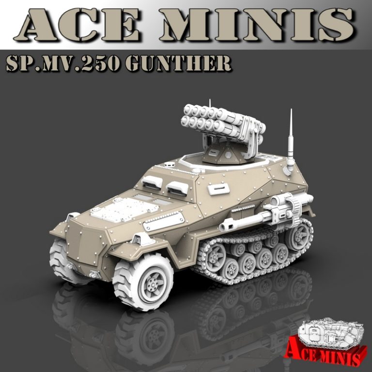 Ace Minis SP.MV.250 Gunther 3D打印模型|Ace Minis – SP.MV.250 Gunther – 3D Print Model