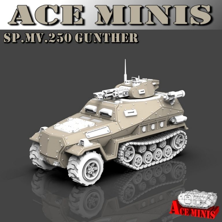 Ace Minis SP.MV.250 Gunther 3D打印模型|Ace Minis – SP.MV.250 Gunther – 3D Print Model