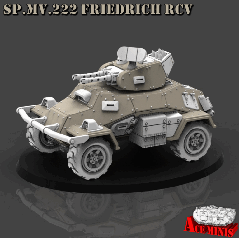 Ace Minis – SP.MV.222 Friedrich RCV 3D打印模型|Ace Minis – SP.MV.222 Friedrich RCV – 3D Print Model