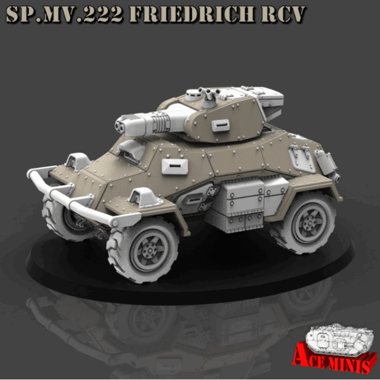 Ace Minis – SP.MV.222 Friedrich RCV 3D打印模型|Ace Minis – SP.MV.222 Friedrich RCV – 3D Print Model