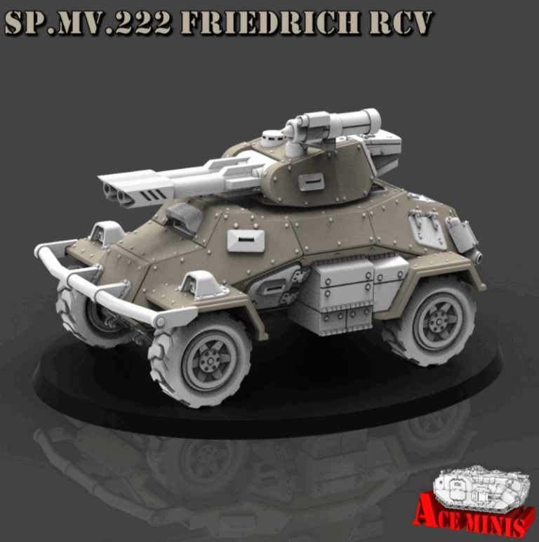 Ace Minis – SP.MV.222 Friedrich RCV 3D打印模型|Ace Minis – SP.MV.222 Friedrich RCV – 3D Print Model