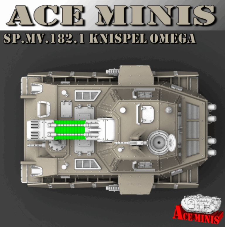 Ace Minis - SP.MV.182.1 Knispel Omega Destroyer 3D打印模型|Ace Minis – SP.MV.182.1 Knispel Omega Destroyer Expansion – 3D Print Model
