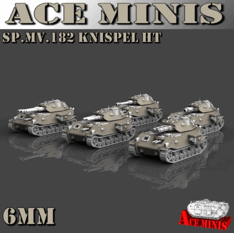 Ace Minis - SP.MV.182 Knispel HT 6MM 3D打印模型|Ace Minis – SP.MV.182 Knispel HT – 6MM – 3D Print Model