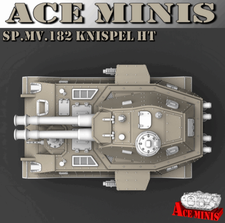 Ace Minis – SP.MV.182 Knispel HT 3D打印模型|Ace Minis – SP.MV.182 Knispel HT – 3D Print Model