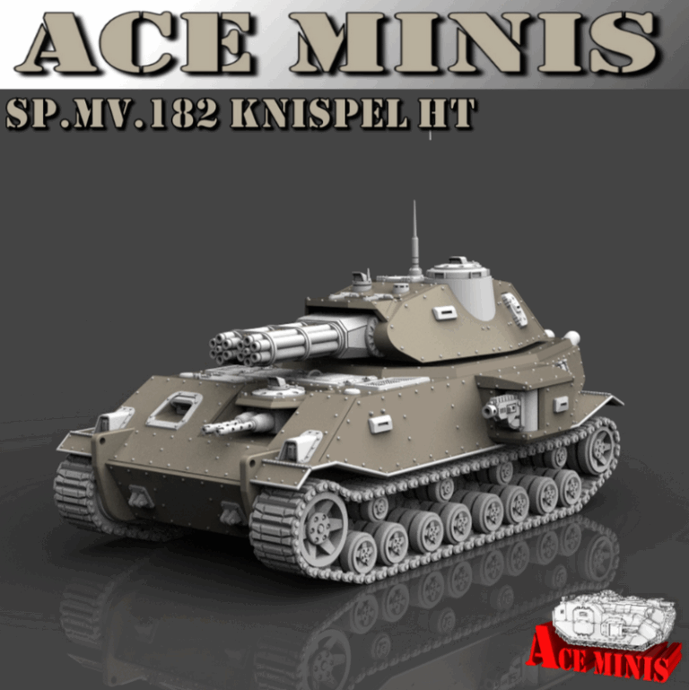 Ace Minis – SP.MV.182 Knispel HT 3D打印模型|Ace Minis – SP.MV.182 Knispel HT – 3D Print Model