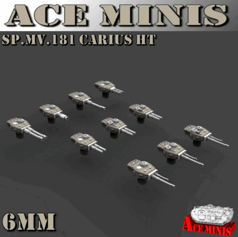 Ace Minis - SP.MV.181 Carius HT 6MM 3D打印模型|Ace Minis – SP.MV.181 Carius HT – 6MM – 3D Print Model