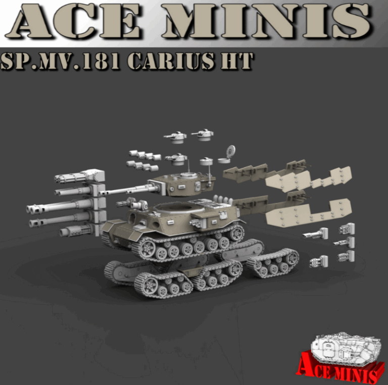 Ace Minis - SP.MV.181 Carius HT 3D打印模型|Ace Minis – SP.MV.181 Carius HT – 3D Print Model