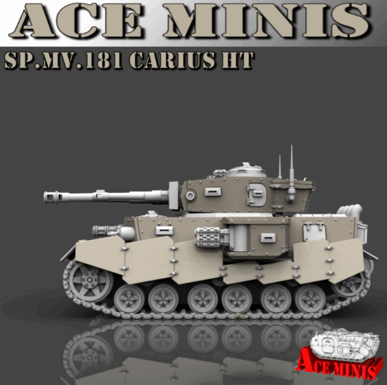 Ace Minis - SP.MV.181 Carius HT 3D打印模型|Ace Minis – SP.MV.181 Carius HT – 3D Print Model