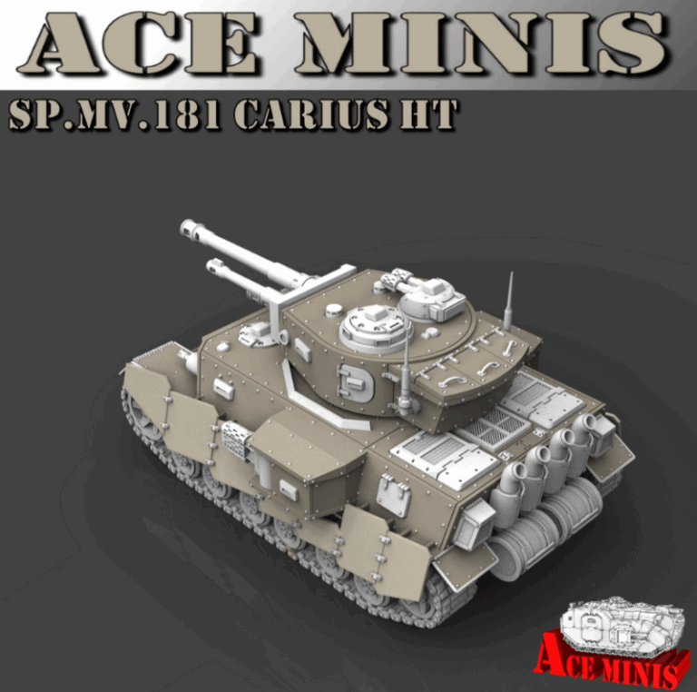 Ace Minis - SP.MV.181 Carius HT 3D打印模型|Ace Minis – SP.MV.181 Carius HT – 3D Print Model