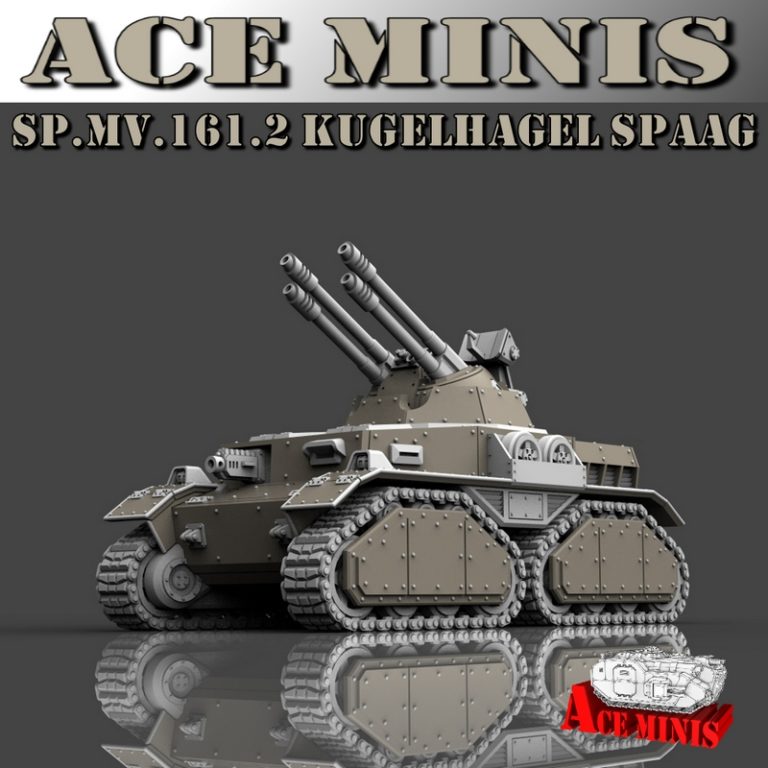 Ace Minis – SP.MV.161.2 Kugelhagel SPAAG 3D打印模型|Ace Minis – SP.MV.161.2 Kugelhagel SPAAG – 3D Print Model