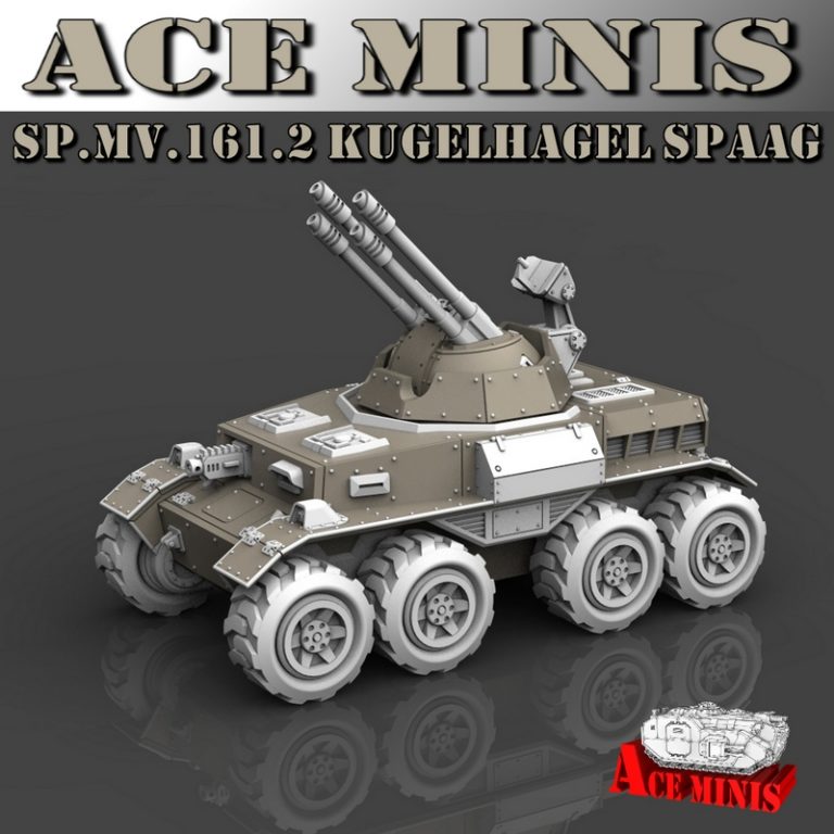 Ace Minis – SP.MV.161.2 Kugelhagel SPAAG 3D打印模型|Ace Minis – SP.MV.161.2 Kugelhagel SPAAG – 3D Print Model