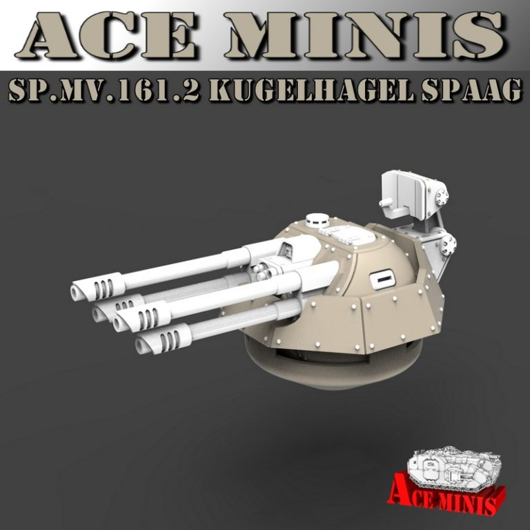 Ace Minis – SP.MV.161.2 Kugelhagel SPAAG 3D打印模型|Ace Minis – SP.MV.161.2 Kugelhagel SPAAG – 3D Print Model