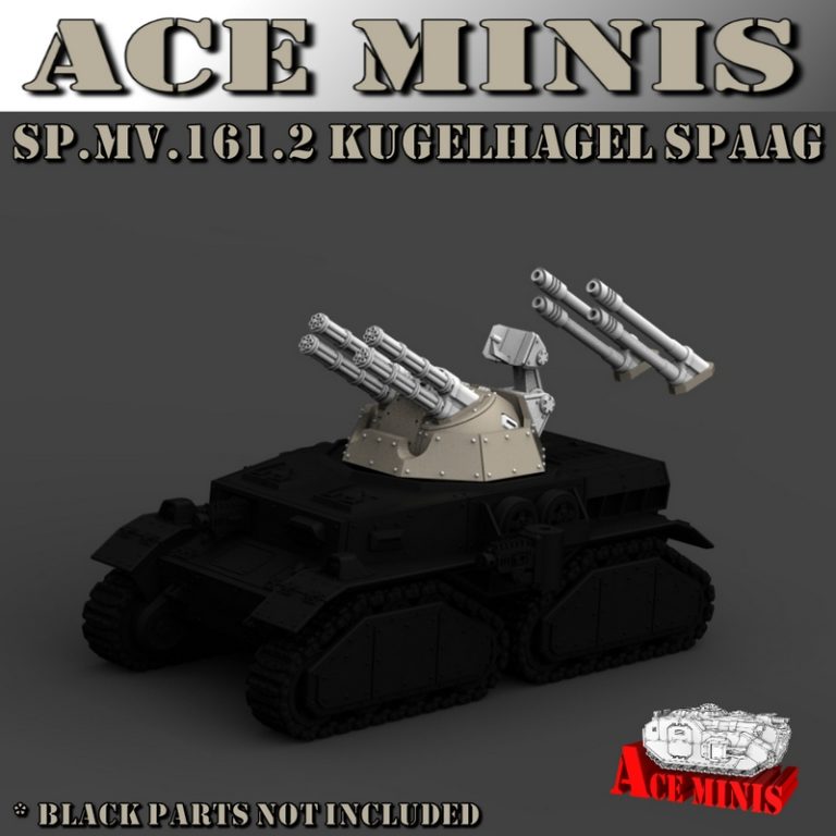 Ace Minis – SP.MV.161.2 Kugelhagel SPAAG 3D打印模型|Ace Minis – SP.MV.161.2 Kugelhagel SPAAG – 3D Print Model