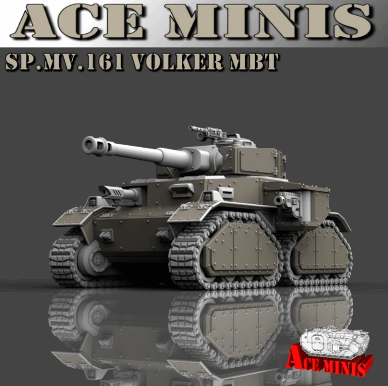 Ace Minis – SP.MV.161 Volker MBT 3D打印模型|Ace Minis – SP.MV.161 Volker MBT – 3D Print Model
