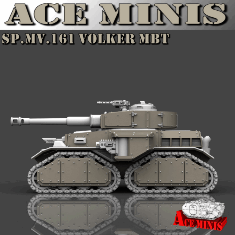 Ace Minis – SP.MV.161 Volker MBT 3D打印模型|Ace Minis – SP.MV.161 Volker MBT – 3D Print Model