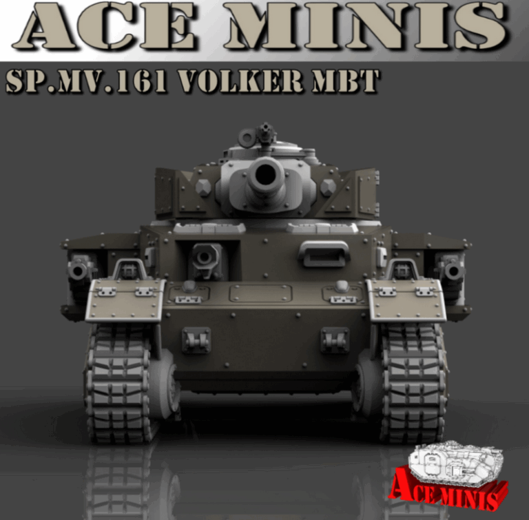 Ace Minis – SP.MV.161 Volker MBT 3D打印模型|Ace Minis – SP.MV.161 Volker MBT – 3D Print Model