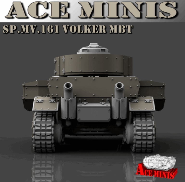 Ace Minis – SP.MV.161 Volker MBT 3D打印模型|Ace Minis – SP.MV.161 Volker MBT – 3D Print Model