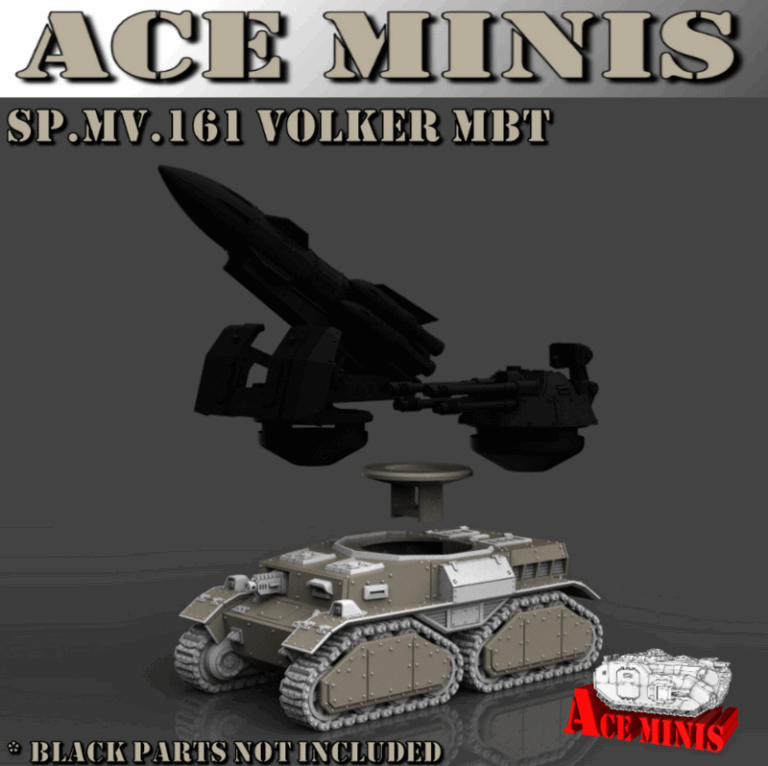 Ace Minis – SP.MV.161 Volker MBT 3D打印模型|Ace Minis – SP.MV.161 Volker MBT – 3D Print Model