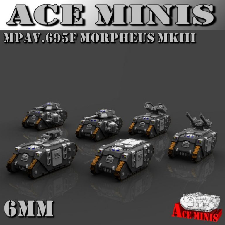 Ace Minis – MPAV.695F Morpheus MkIII 6MM 3D打印模型|Ace Minis – MPAV.695F Morpheus MkIII – 6MM – 3D Print Model