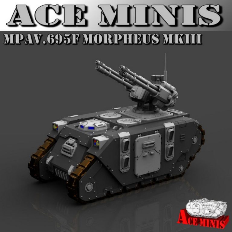 ACE迷你款 - MPAV.695F 美尔菲斯MkIII 3D打印模型|Ace Minis – MPAV.695F Morpheus MkIII – 3D Print Model