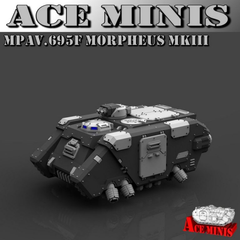 ACE迷你款 - MPAV.695F 美尔菲斯MkIII 3D打印模型|Ace Minis – MPAV.695F Morpheus MkIII – 3D Print Model