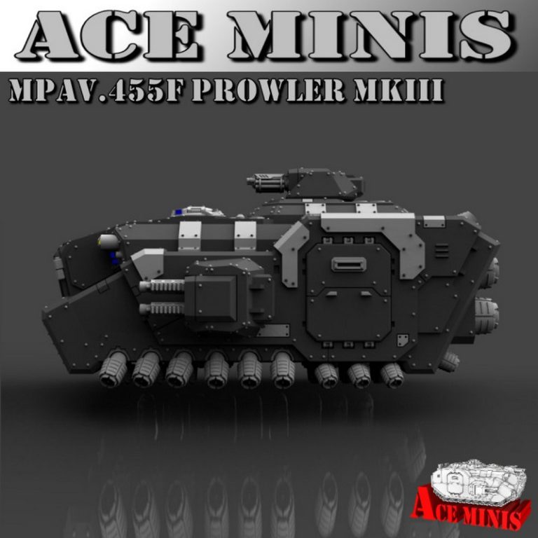 Ace Minis 3D打印模型：MPAV.455F 奔狼III款|Ace Minis – MPAV.455F – Prowler MkIII – 3D Print Model