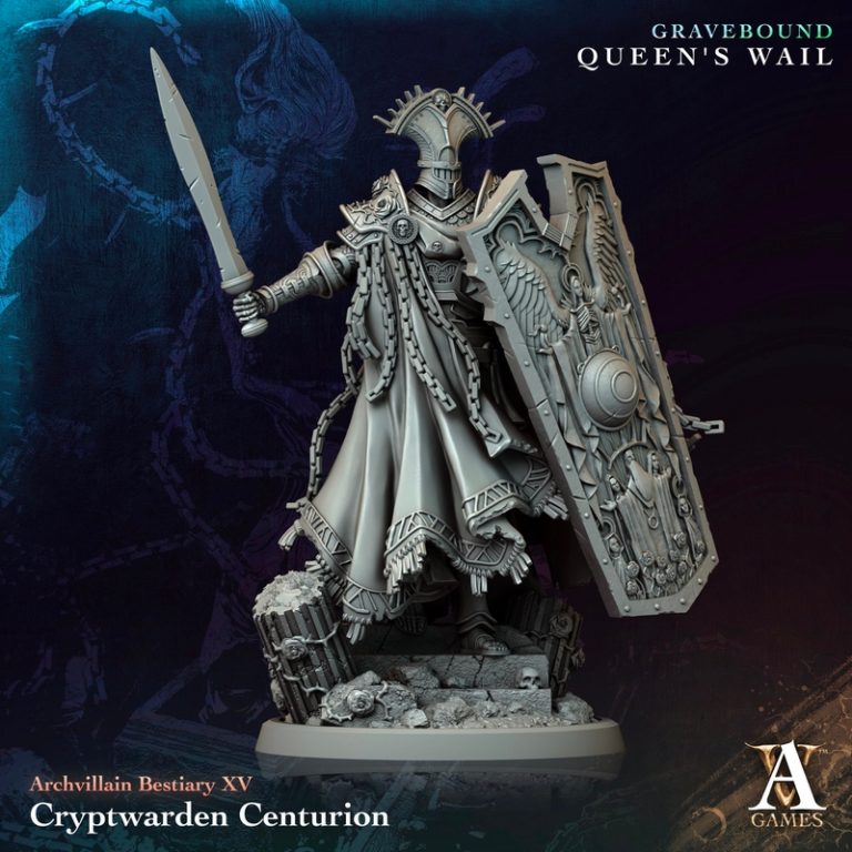 Archvillain Games《gravebound》角色“Queen’s Wail”3D打印模型|Archvillain Games – November 2024 – Gravebound – Queen’s Wail – 3D Print Model