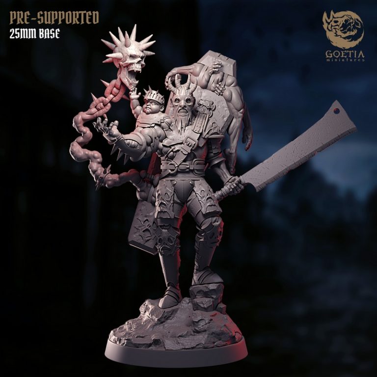 Goetia迷你模型·2025年11月·未诞生军团|Goetia Miniatures – November 2025 – The Unborn Legion – 3D Print Model