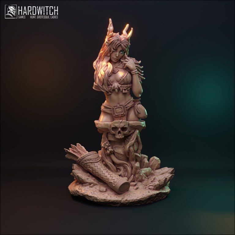 HardWitch Games – Yildiliel Solanthim Bust – 3D Print Model