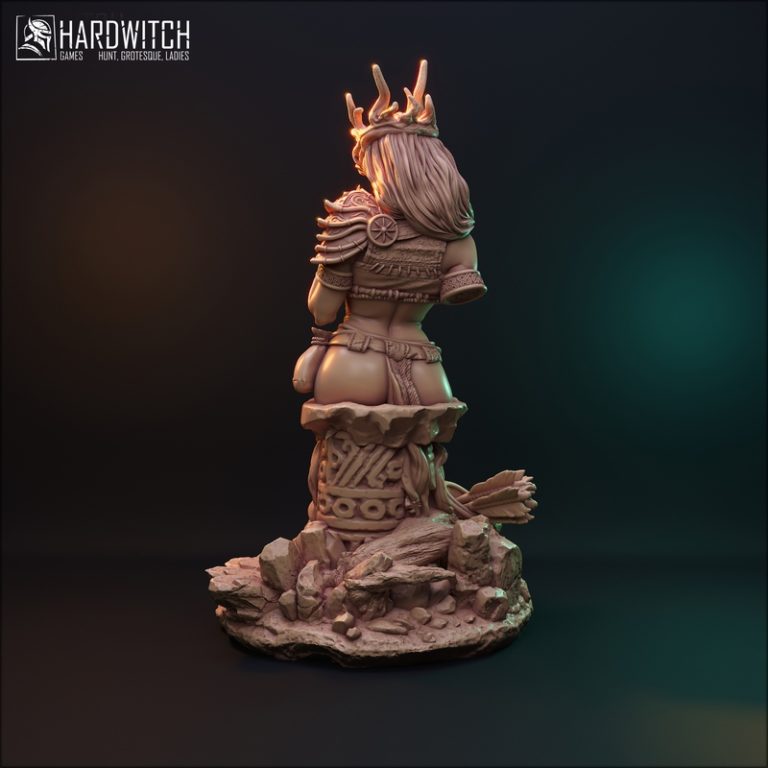HardWitch Games – Yildiliel Solanthim Bust – 3D Print Model