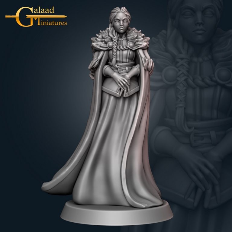 Galaad迷你模型：北地人与骸骨战士3D打印作品|Galaad Miniatures – Skeletons and North People – 3D Print Model