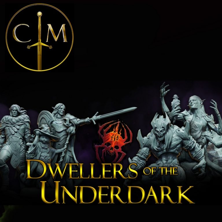 Claymore迷你模型——暗影之民3D打印作品|Claymore Miniatures – Dwellers of the Underdark – 3D Print Model