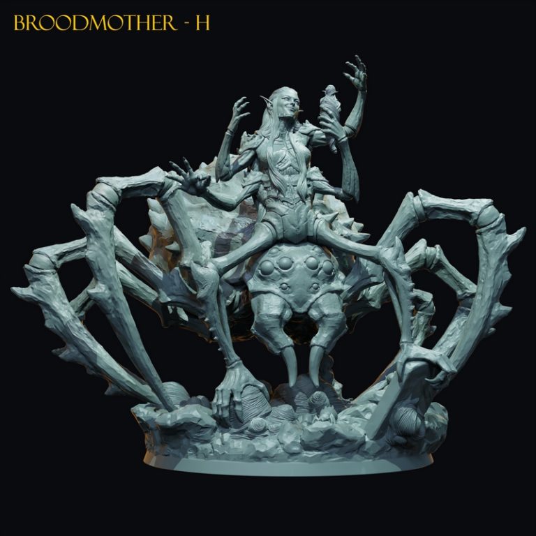 Claymore迷你模型——暗影之民3D打印作品|Claymore Miniatures – Dwellers of the Underdark – 3D Print Model