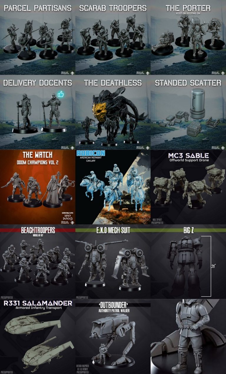 Skullforge Studios - 2025年7月 - 3D打印模型：动漫/游戏/电影角色造型设计|Skullforge Studios – July 2025 – 3D Print Model