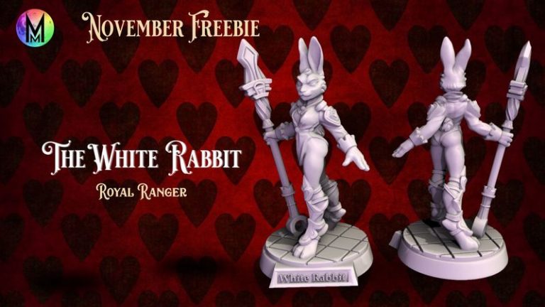 月光迷你款——2025年11月奇幻世界系列第一辑 3D打印模型|Moonlight Minis – November 2025 – Wonderland Part 1 – 3D Print Model