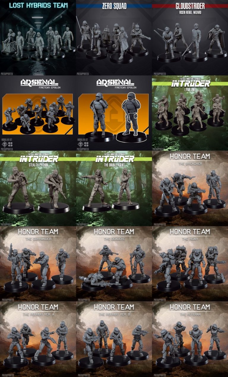 Skullforge Studios - 2025年9月 - 3D打印模型：动漫游戏角色立体造型集|Skullforge Studios – September 2025 – 3D Print Model