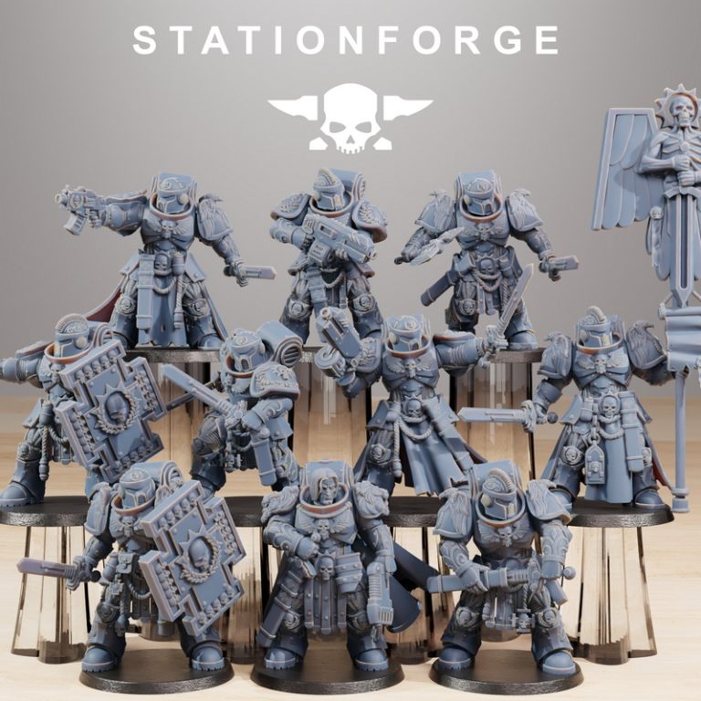 Station Forge 3D打印模型：Socratis Guardmen角色模型|Station Forge – Socratis Guardmen – 3D Print Model