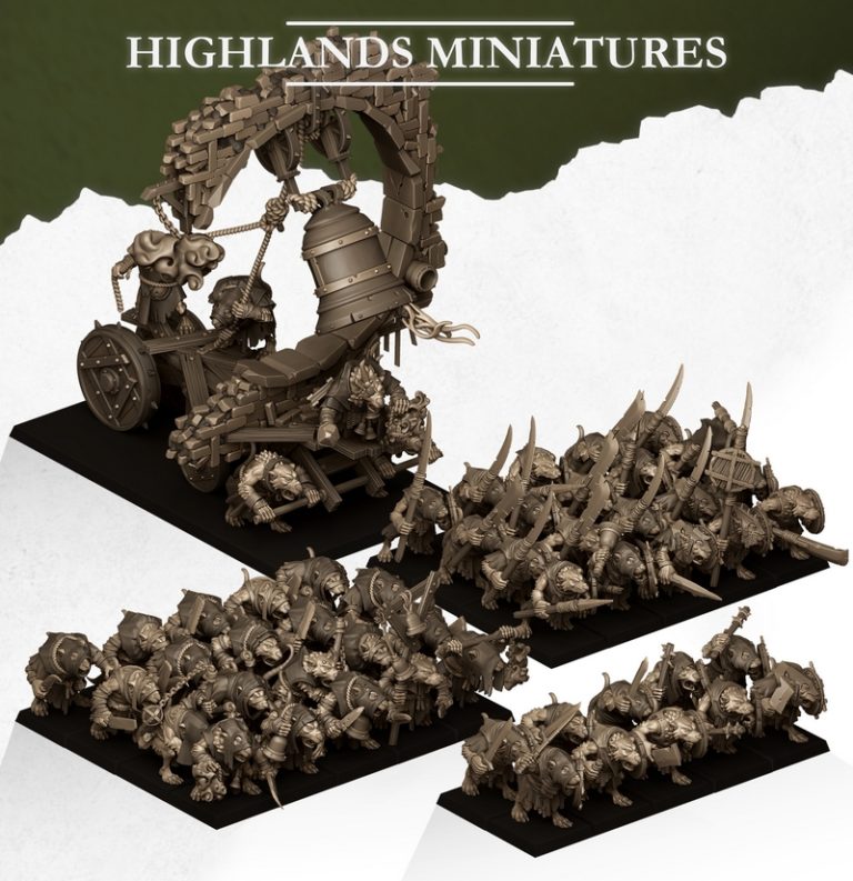 高地迷你模型·2025年鼠年·3D打印角色模型|Highlands Miniatures – January 2025 – The Year of the Rat – 3D Print Model